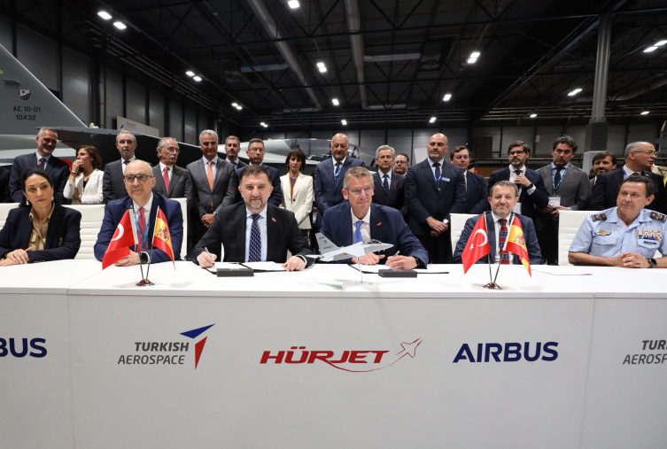 TUSAŞ’tan tarihi imza: Hürjet İspanya yolcusu